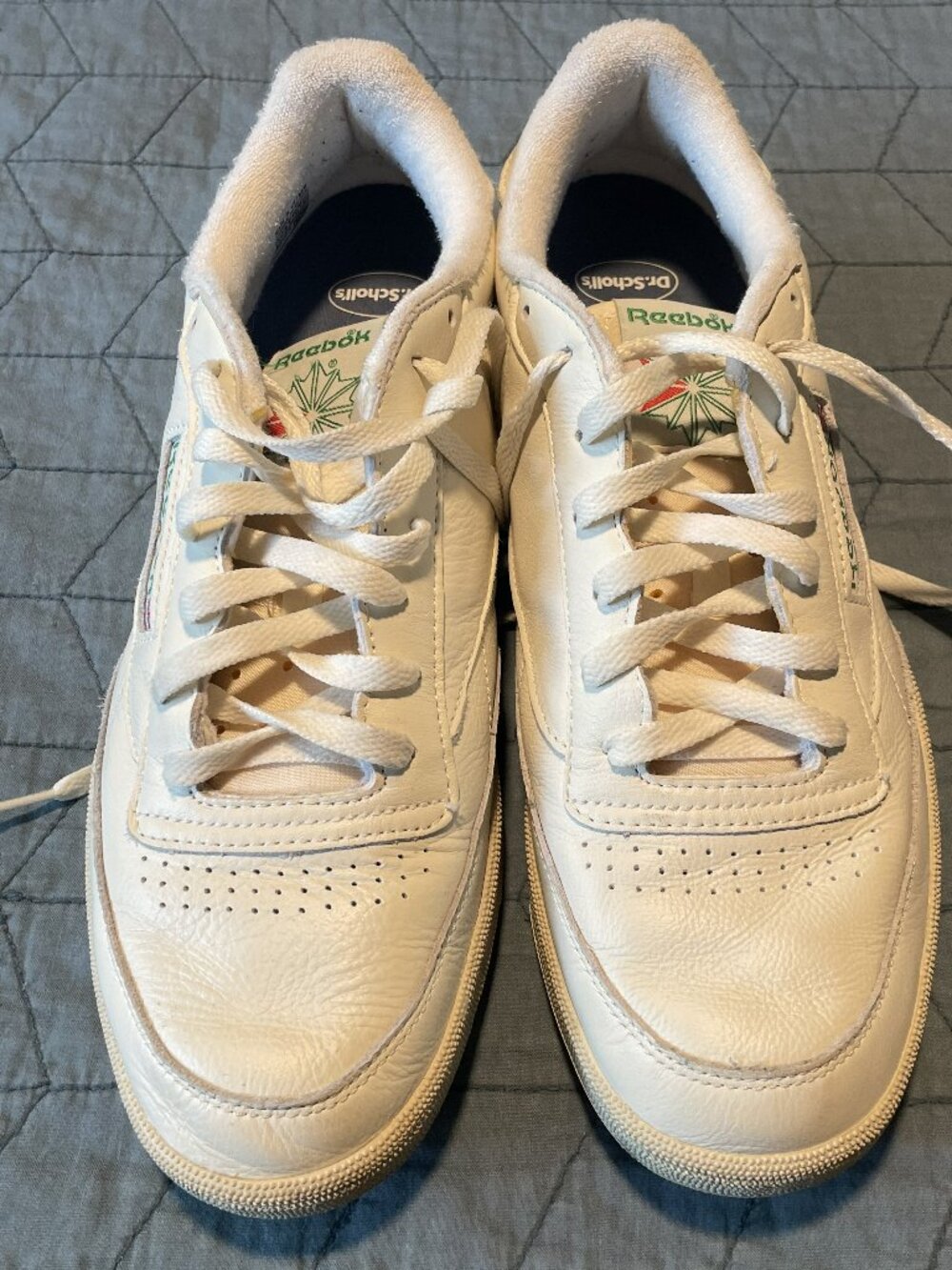 Reebok men's Club C 85 sneakers chalk white size 12 1/2